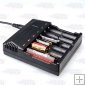 Wholesale Trustfire 3.7v multifunction TR-012 charger 6 bays universal charger with US/EU plug