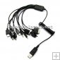 Wholesale Scalable 10 in1 Data Cable black