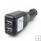 Wholesale 5V 2.1A Dual USB car charger for mobile phone ,iPhone and iPad