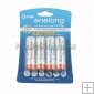 Wholesale enelong NiMH rechargeable battery AA size, 2100mAh, 4PC,1PACK