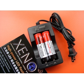 Wholesale 18650 Li-Ion Battery Charger XENO FARKA CD70D Dual Slot AA Rechargeable