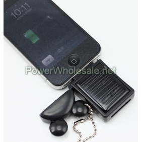 Wholesale Emergency Backup Protable Solar IPhone/Ipod charger Black