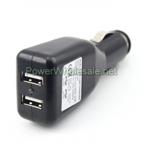 Wholesale 5V 2.1A Dual USB car charger for mobile phone ,iPhone and iPad