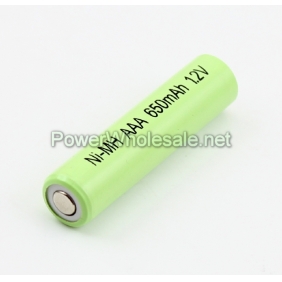 Wholesale Nimh AAA 650mah 1.2V Flat top rechargeable battery