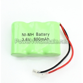 Wholesale AAA 3.6V 800mAh Ni-MH Cordless Phone Green Battery(1pcs)