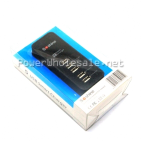 Wholesale Newest Sohine 5 USB smart charger for Ipad/Iphone/Samsung/Android