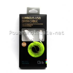 Wholesale EKA - E69 white Sumsung USB cable of Green light