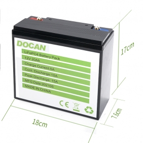 Wholesale OEM 12V 20Ah Lithium Battery Pack Customized LOGO