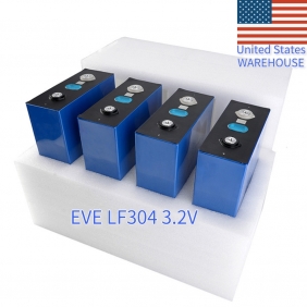 Wholesale USA Warehouse EVE304 320Ah+ Lifepo4 Prismatic Battery with free busbar