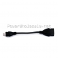 Wholesale ego black charge cable, adapter cable for smartphone short adapter cable, HTC,SAMSUNG with USB