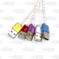 Wholesale Nice white grid USB charging cable, data cable for samsung phone 1020mm